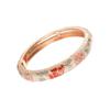 Traditional Filigree Enamel Bangle Hanfu Accessories Hollow Out Peony Bracelet  Festival Gifts