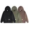 2023 Vintage Washed & Distressed Embroidered Terry Hoodie with Classic Small Logo