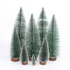 Mini DIY Pine Needle Christmas Tree Ornament with White Dipped Cedar