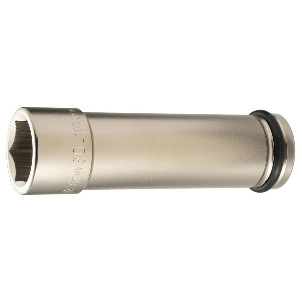 TONE Super Long Socket for Impact Drive Angle Width Across Flats 30mm (hexagonal) HP6NV-30L150 19.0mm (3/4")