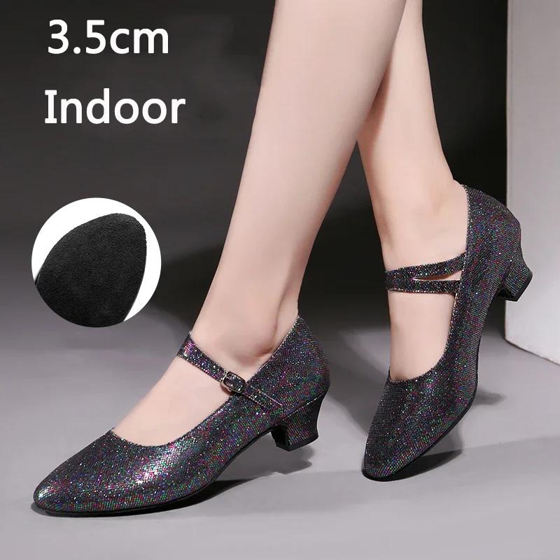 Бальные Кроссовки Туфли для Латиноамериканских Танцев indoor/outdoor Женские Мягкая Подошва Танцевальная Обувь Современный Джаз Танго Туфли Закрытый Носок
