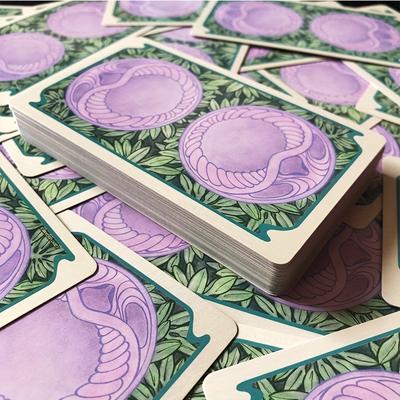 80-е Ethereal Visions с подсветкой Taro s Queen Of The Moon Seasons Of The Witch De D Настольные игры для вечеринок в высоком качестве