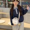 Korean Style Penguin Handbag Doll Funny Messenger Bag Travel Plush Crossbody Bag  Outdoor