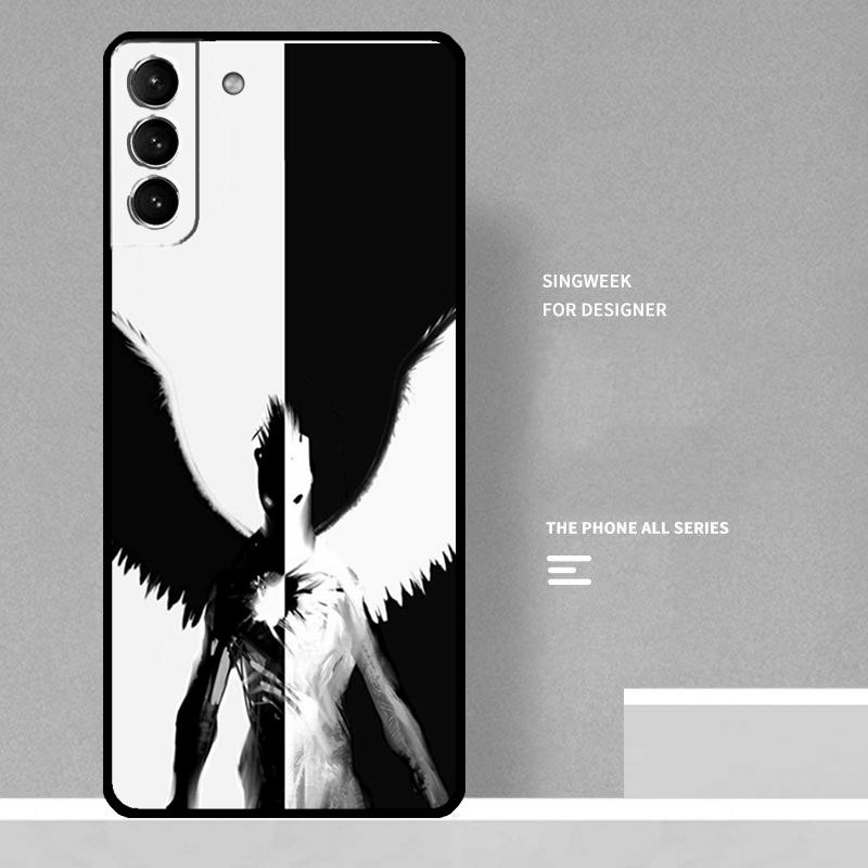 Devil Angel Case For Samsung Galaxy S24 Ultra S20 S21 S22 S23 S25 Ultra S9 S10 Plus S25 FE Phone Cover