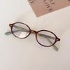 Ретро Овальная Оправа Миопия Анти-Синий Свет Очки Милая Крутая Девушка Черно-Белые Очки Ретро Простые Женские