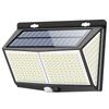 Focondot 288 LED Solar Sensor Light with 3 Intelligent Modes, Motion Sensor, Outdoor Lighting, 4-Sided Lighting, Solar Powered, Energy-Saving,
