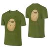Pugtato Simple Reversible Tshirt Light Commuting Atmosphere Basic Tee