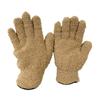 1 Pair Microfiber Dusting Gloves Plant Leaf Cleaning Gloves Fuzzy Dust Removal Gloves for Indoor Plants Furniture Blinds