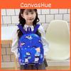 Toddler Kindergarten Backpack With Nylon Fabric And Fun Print Suitable For Boys And Girls