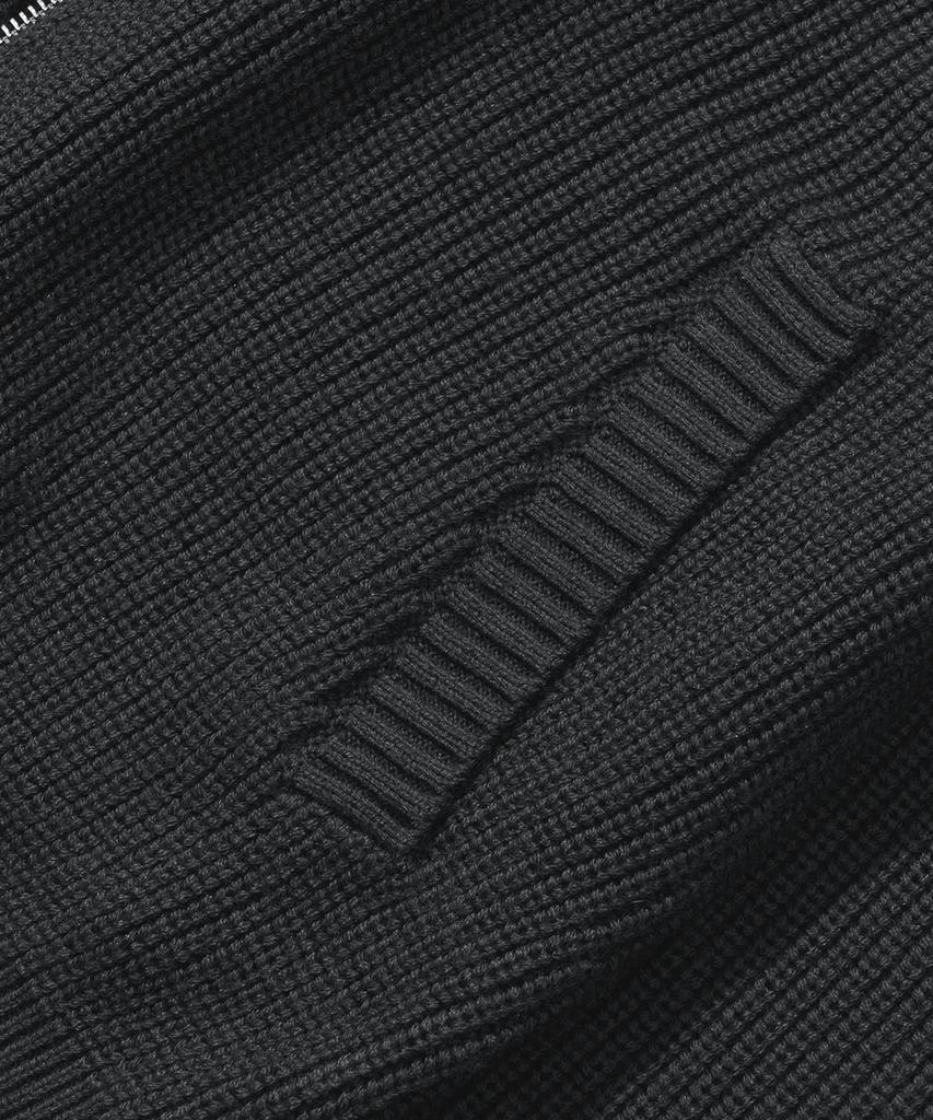 Intempomood Косуха из мериносовой шерсти на молнии_Угольный