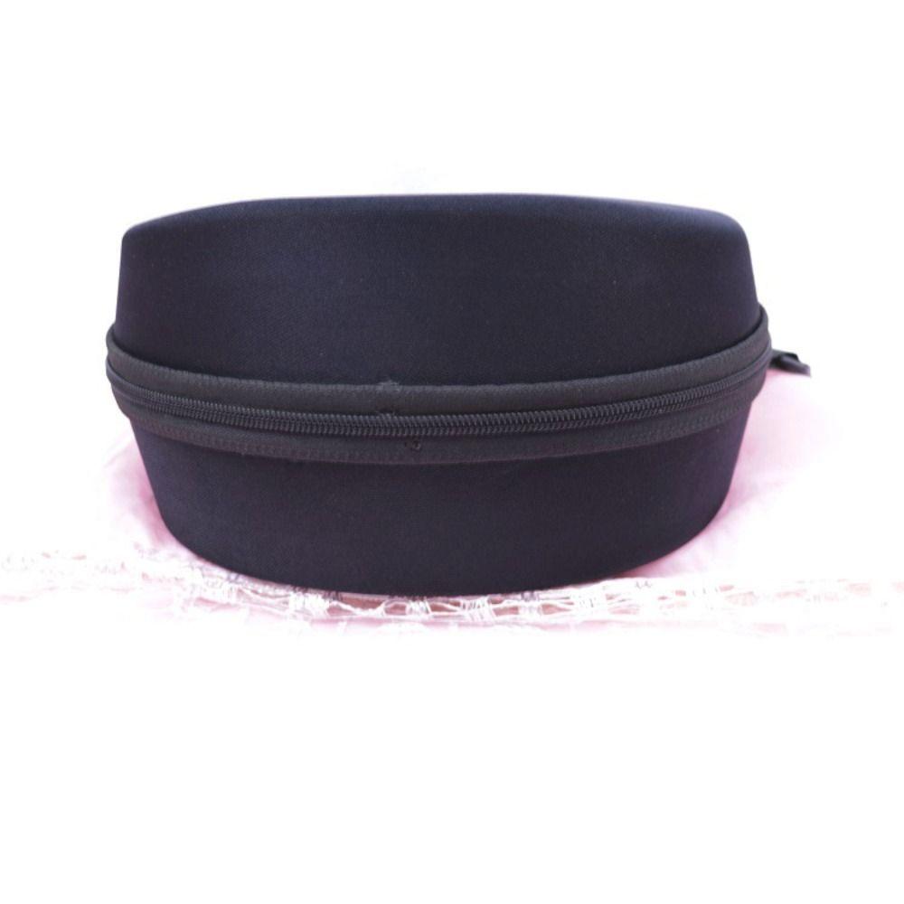 Practical Anti-Shock Ski Goggles Case Zipper Black Goggle Protector Case Hard Shell Bag Ski Eyewear Case