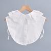Lace White Fake Collar for Women's White Shirt Detachable Collars Removable Neckwear False Collar Female Fuax Cols