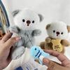 Cute Cute Pull-out Rope Sea Otter Plush Doll Long Tail Beaver Rebound Toy Doll Bag Keychain Pendant