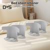 4Pcs Bed Sheet Holder with Lock Strip Heavy Duty Keep Sheets Tight Corner Fitted Sheet Strap Clip Keeper Fastener Fit All Mattress Size