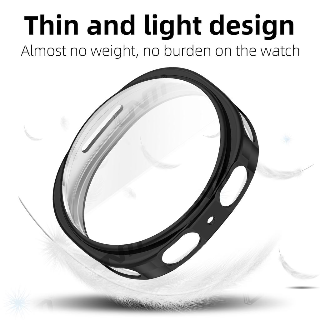 Чехол для Samsung Galaxy Watch 8 40 мм 44 мм с полным покрытием, бампер, мягкий ТПУ, защитный чехол-крышка - Аксессуары для Galaxy Watch8