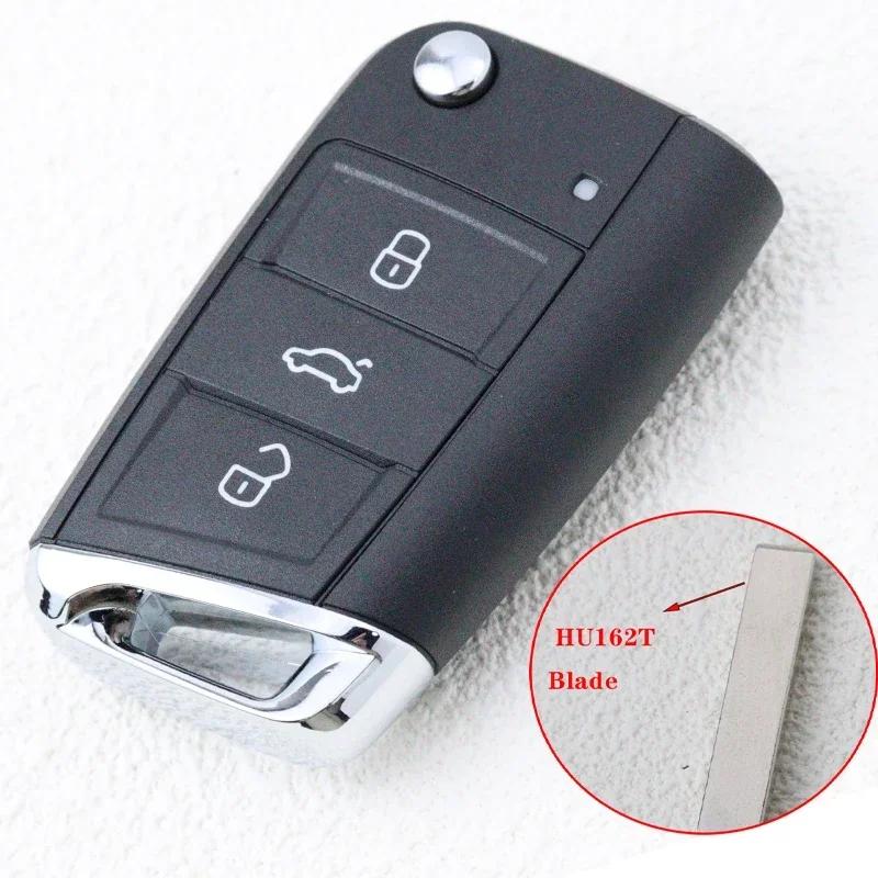 Appearance Upgrade Car Key Housing Key Case Shell for Volkswagen/VW Seat Golf 7 MK7 Vw Tiguan Touran Polo for Skoda Octavia A7