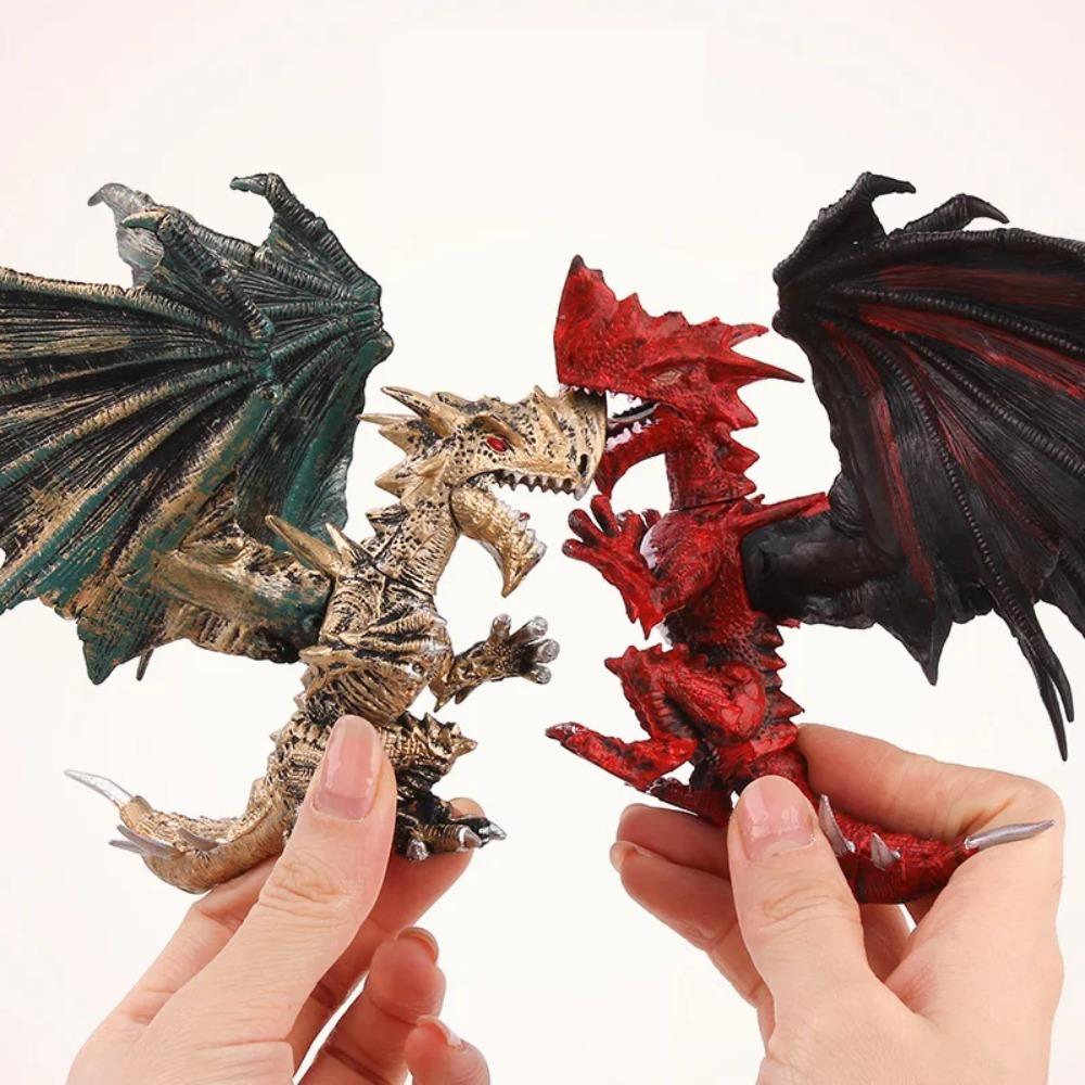Детские игрушки-фигурки динозавров-монстров, 3D летающий дракон с крыльями для мальчиков, подарок, настольные украшения