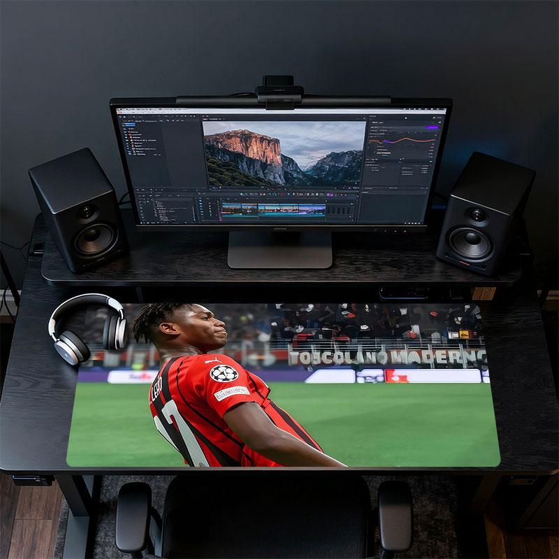 Leao Mouse Pad, Large Gaming Desk Mat, Non-slip XXL Mousepad for Laptop & Tablet, Mini PC Playmat with Stitched Edges