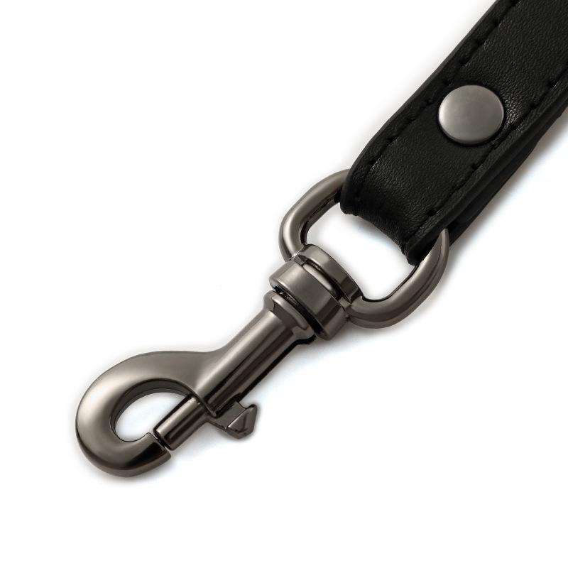 Ma Huang Shi Натуральная кожа Унисекс Черный Однопряжечный плечевой ремень