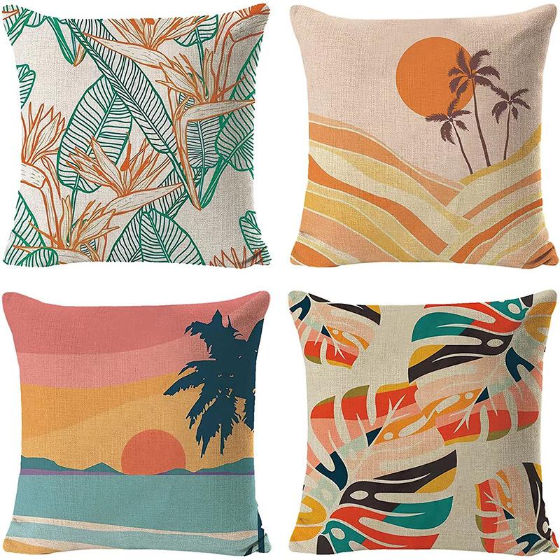 Абстрактная наволочка цвета Моранди, Минималистичная декоративная наволочка, Абстрактная эстетика, Подушка для дивана, Чехол для подушки