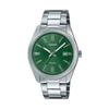 Мужские кварцевые часы Casio с датой 38 мм MTP-1302D-3AV, Серебристые, Браслет