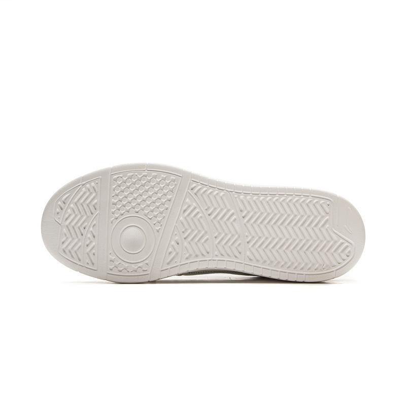 Li Ning Sycee Impact Resistance And Abrasion Resistant Low top Skateboard Shoes Men's White Green AGCV143-4