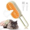 USB Rechargeable Cat Dog Grooming Comb with Water Spray Electric Cat Brush for Pets Washing Brushing Fur Suppliers
