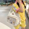 Student Classes Shoulder Bag College Style Women's Crossbody Bag Multifunctional Solid Color Tote Bag Backpack