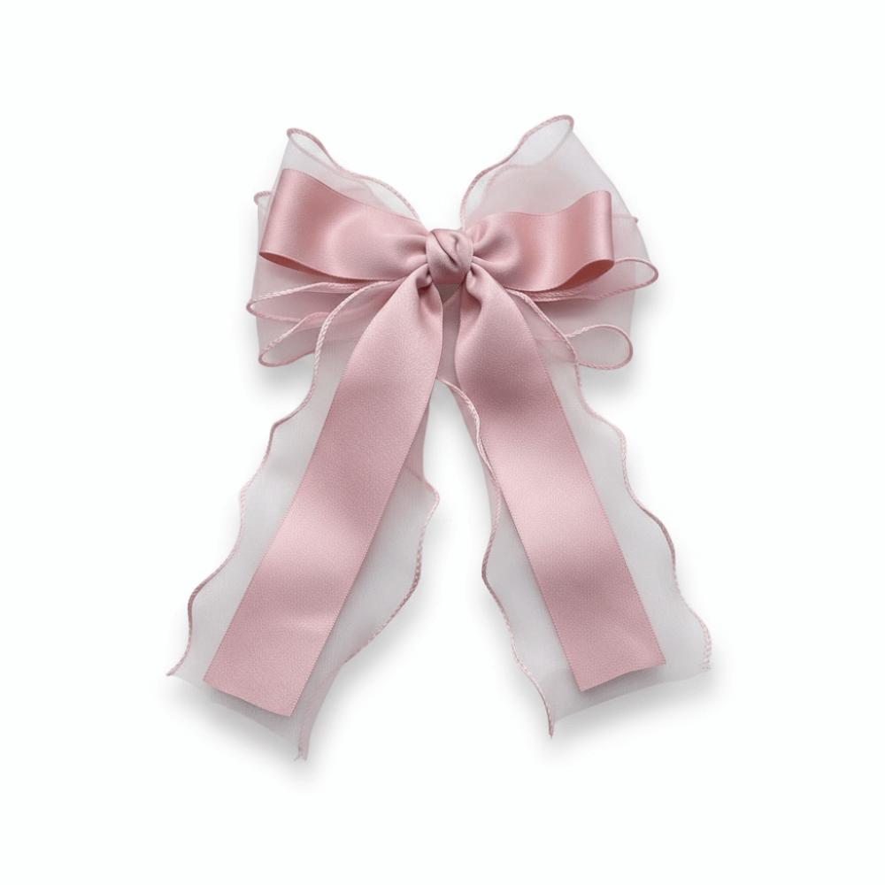 Soft Mesh Bow Hair Clip Large Bow Hair Barrettes New Sweet Headband Women Fashion