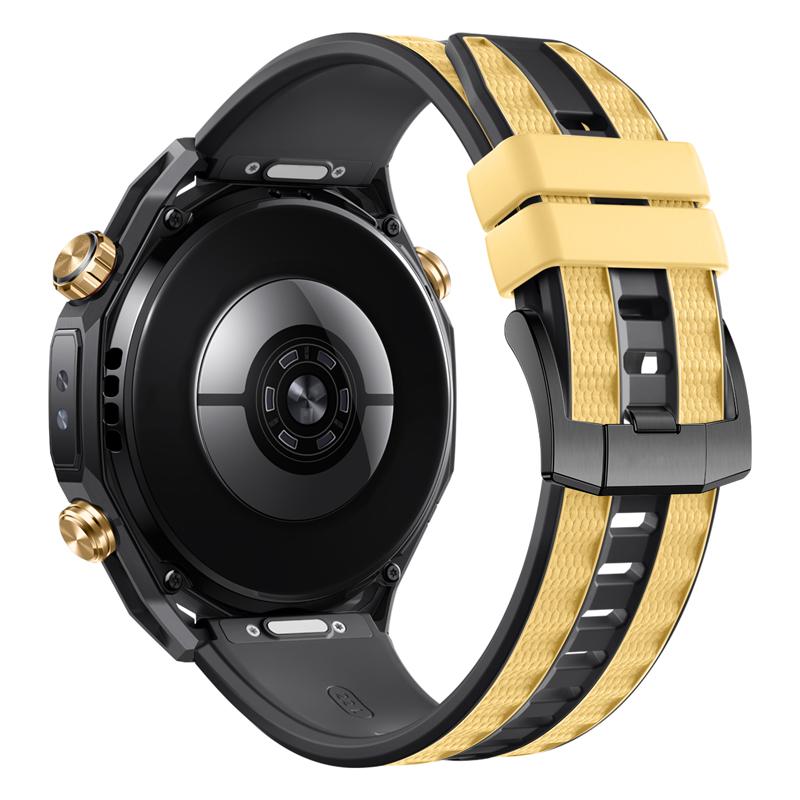 Двухцветный силиконовый ремешок 22 мм для Garmin Venu 4 45 мм/Forerunner 570 47 мм, Дышащий, Мягкий, Водонепроницаемый, Сменный браслет