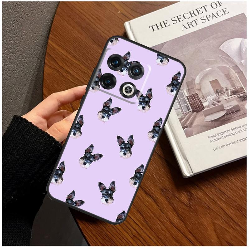 Schnauzer Puppy Dog Case For OnePlus 13T 13R 12R 10R 15 13 12 11 8T 10T Nord CE 4 3 2 Lite N20 N30 Nord 5 Cover