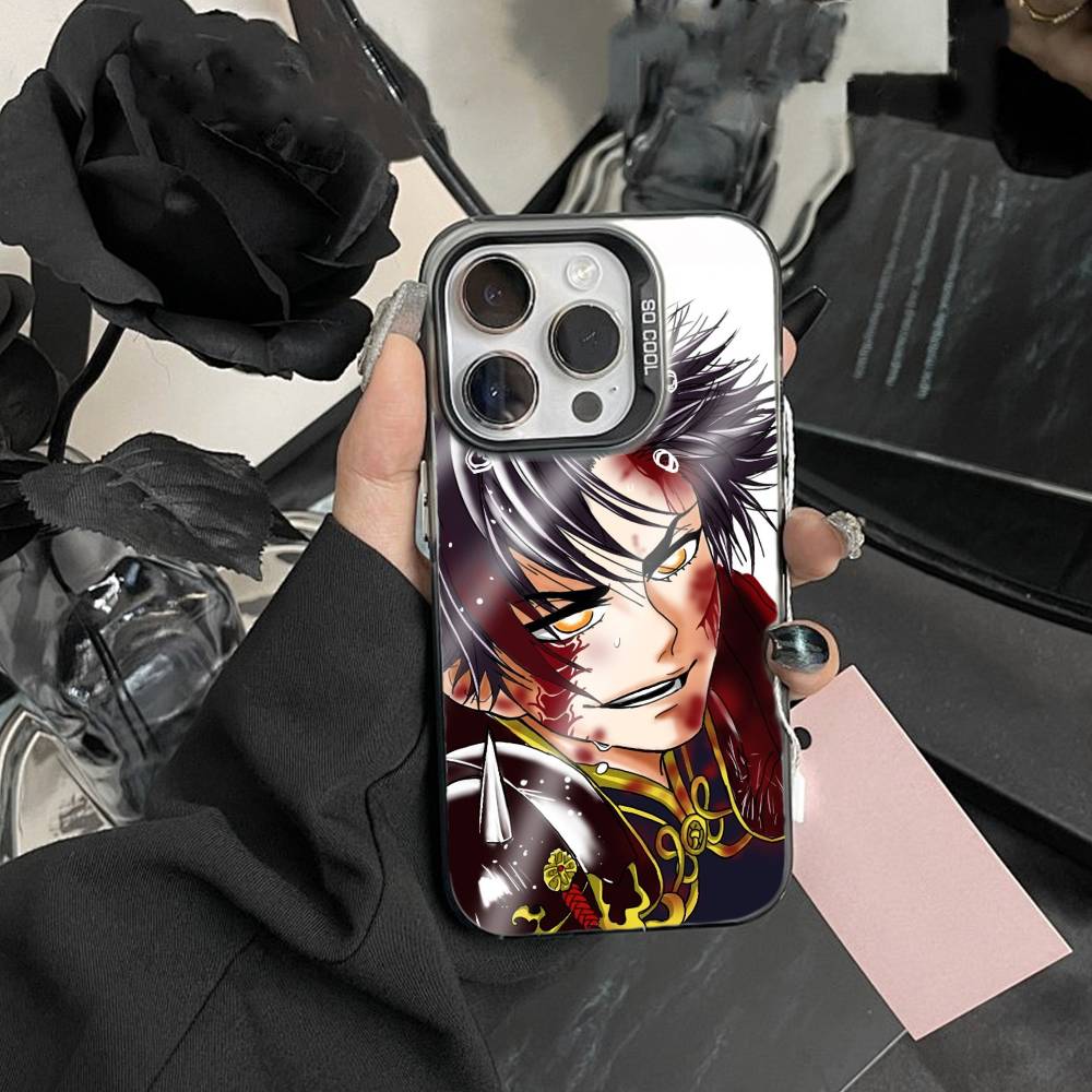Чехол для телефона с изображением Аниме Запись о Рагнарёке Для iPhone17, 16,15,14,13,12 Pro Max Черный Конфетный Матовый Ударопрочный Чехол