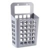 Folded Hanging Laundry Basket Draining Holes Dirty Laundry Organizer  Bedroom Closet