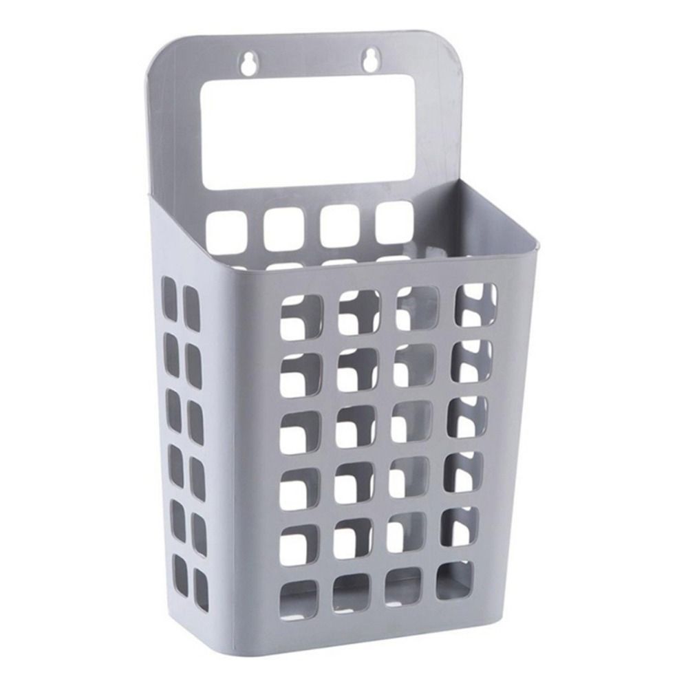 Folded Hanging Laundry Basket Draining Holes Dirty Laundry Organizer Bedroom Closet
