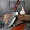 2022 New Forging Slaughter Skinning Knife Butchering Pig Cattle Sheep Fish Knife Pork Stall Deboning Meat Manganese Steel Kitchen Knife
