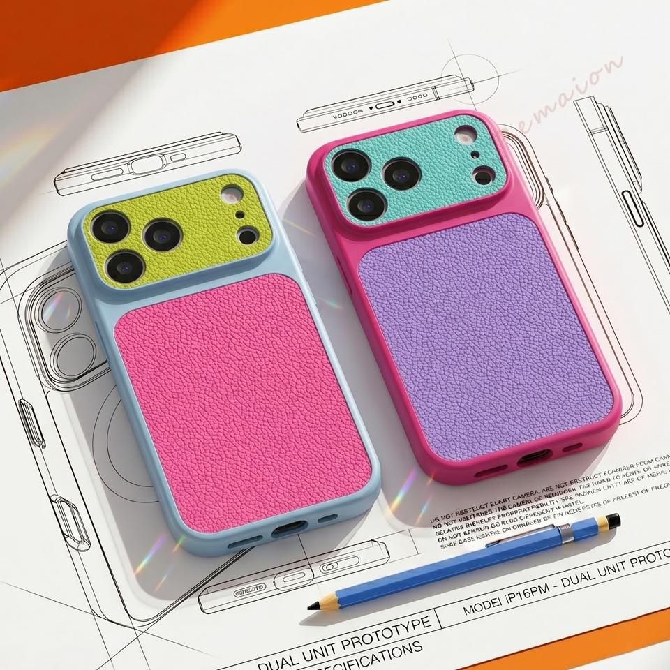 Чехол для телефона с большим окном из конфетной ПУ-кожи для iPhone 17 11 12 13 14 15 16 17 Pro Max 16 Plus Официальный противоударный защитный чехол
