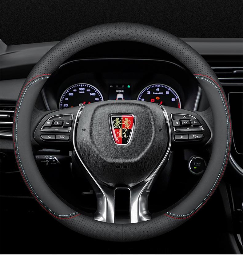 Подходит для Roewe RX5 Max, i6, i5, RX3, EI6, 350, 550, 750, 360 Чехол на руль из натуральной кожи