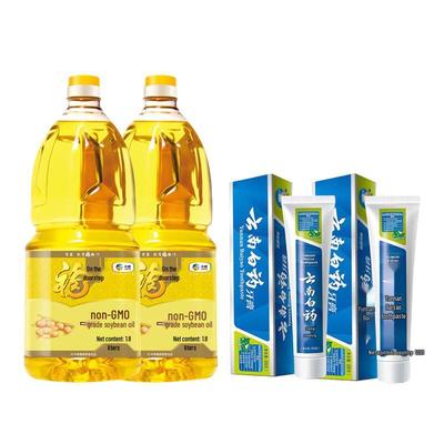 Зубная паста Yunnan Baiyao и соевое масло COFCO, комбинированный набор