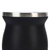8oz 304 Stainless Steel Gourd Cup Double Layers Vacuum Insulation Cup with Straw Brush Black