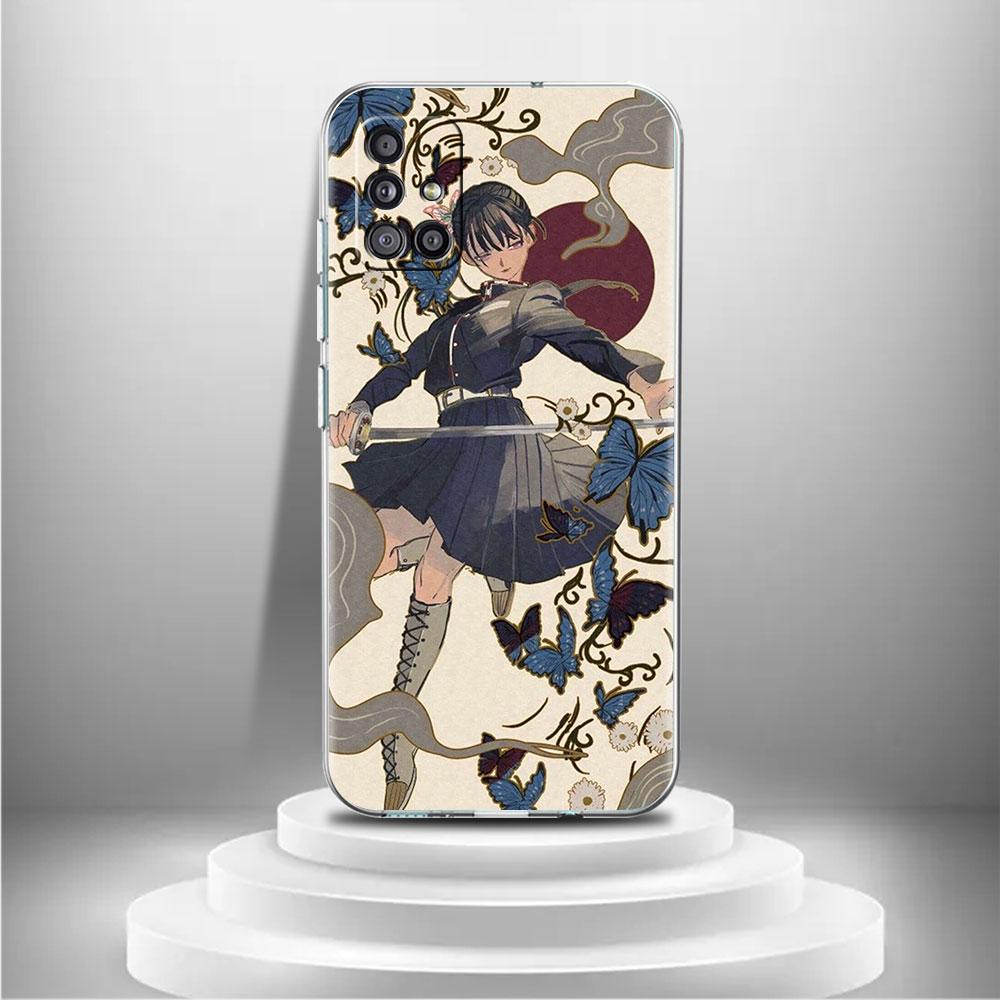 Чехол Demon Slayer Zenitsu Kaigaku для Samsung Galaxy A52 A32 A12 A71 A21s A22 A51 A50 A23 A31 A50 A41 A72, мягкий чехол для телефона
