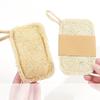 6pcs Natural Loofah Exfoliating Sponges - Gentle Body Scrubber for Shower & Bath, Bamboo Fiber Cleaning Pads 2042