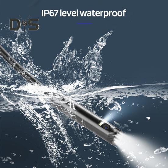 Инспекционная эндоскопическая камера для телефона с подсветкой IP67, водонепроницаемая, легко подключаемая, 1080P, камера для осмотра бороскопа