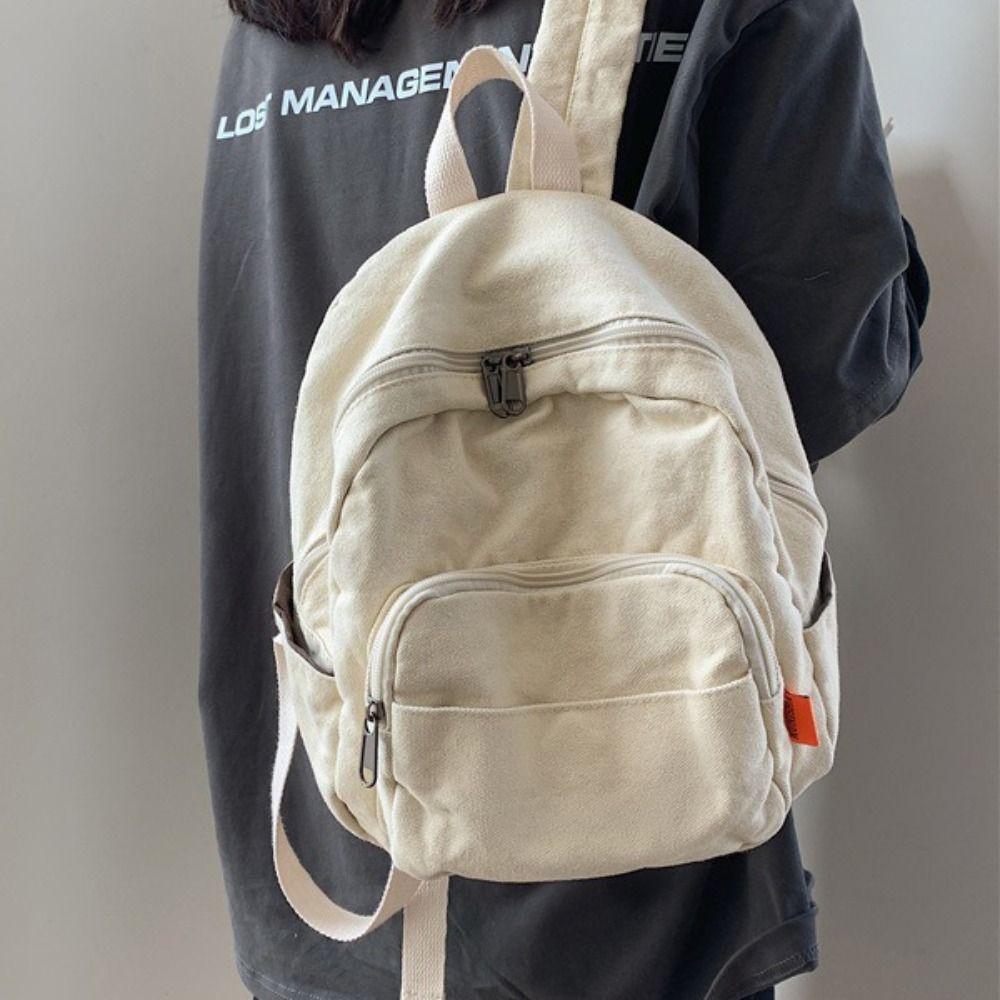 Washable Schoolbag Retro Travel Rucksack Leisure Fashion Shoulder Bag Teenage Girl