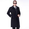 Winter Clothing for Middle-aged and Elderly Cashmere Coats, Men's Woolen Woolen Coats, Men's Long Windbreaker Jackets, Men's Thick Daddy Clothes