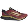 adidas Adizero Boston 12 Противоскользящие Износостойкие Кроссовки для Бега с Низким Верхом Унисекс Красные Золотые Кроссовки JS1919