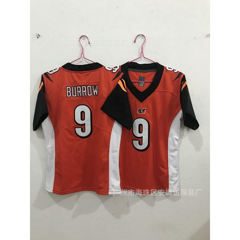 Youth Cincinnati Bengals Inspired Football Jersey Boys Cotton Blend Sportswear Wear