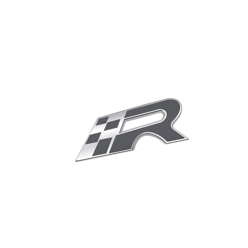 gycsn9 Car Front Grille Hood Rear Trunk Sticker R Emblem Badge For Racing Ibiza Leon E-racer Ateca Formentor Alhambra Exeo Altea Ateca