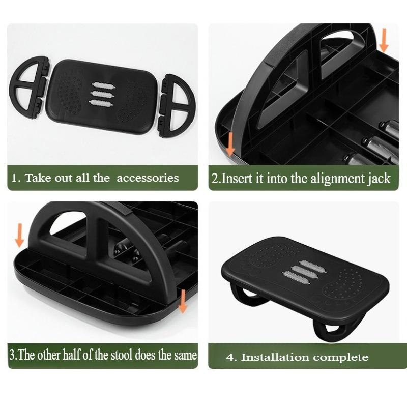 Офисная подставка для ног - Подставка для ног под стол против скрещивания ног, Эргономичная поддержка ног для сидения, для дома/работы