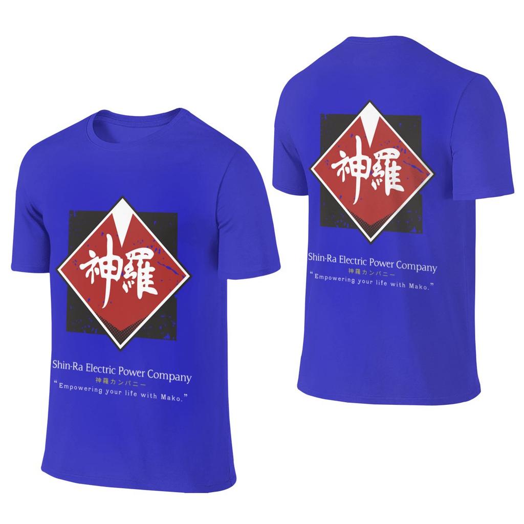 Shinra Company Final Fantasy Vii Shopping Reversible Tshirt Loose Lazy Sweatabsorbing And Quickdrying Tee