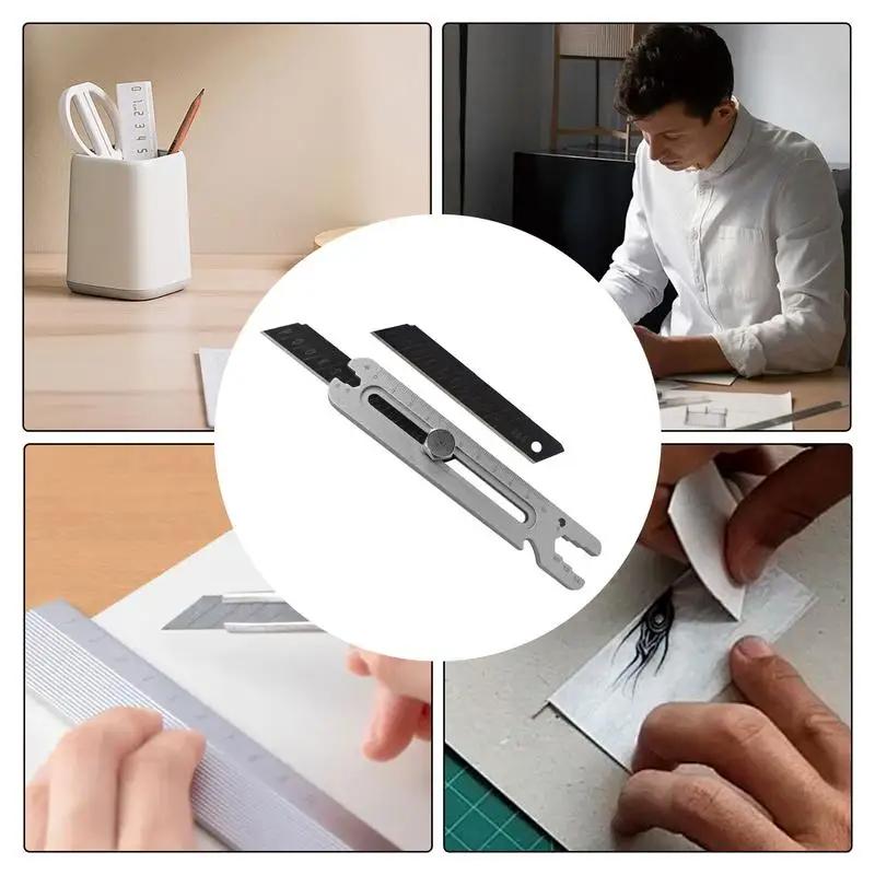 9 в 1 выдвижной многофункциональный нож для резки коробок портативный резак для бумаги для конвертов экспресс-распаковка резка DIY ремесла